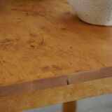 Danish modern birch desk/dining table attributed to Philip Arctander, 1940s.