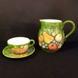 Slush pitcher and cup set