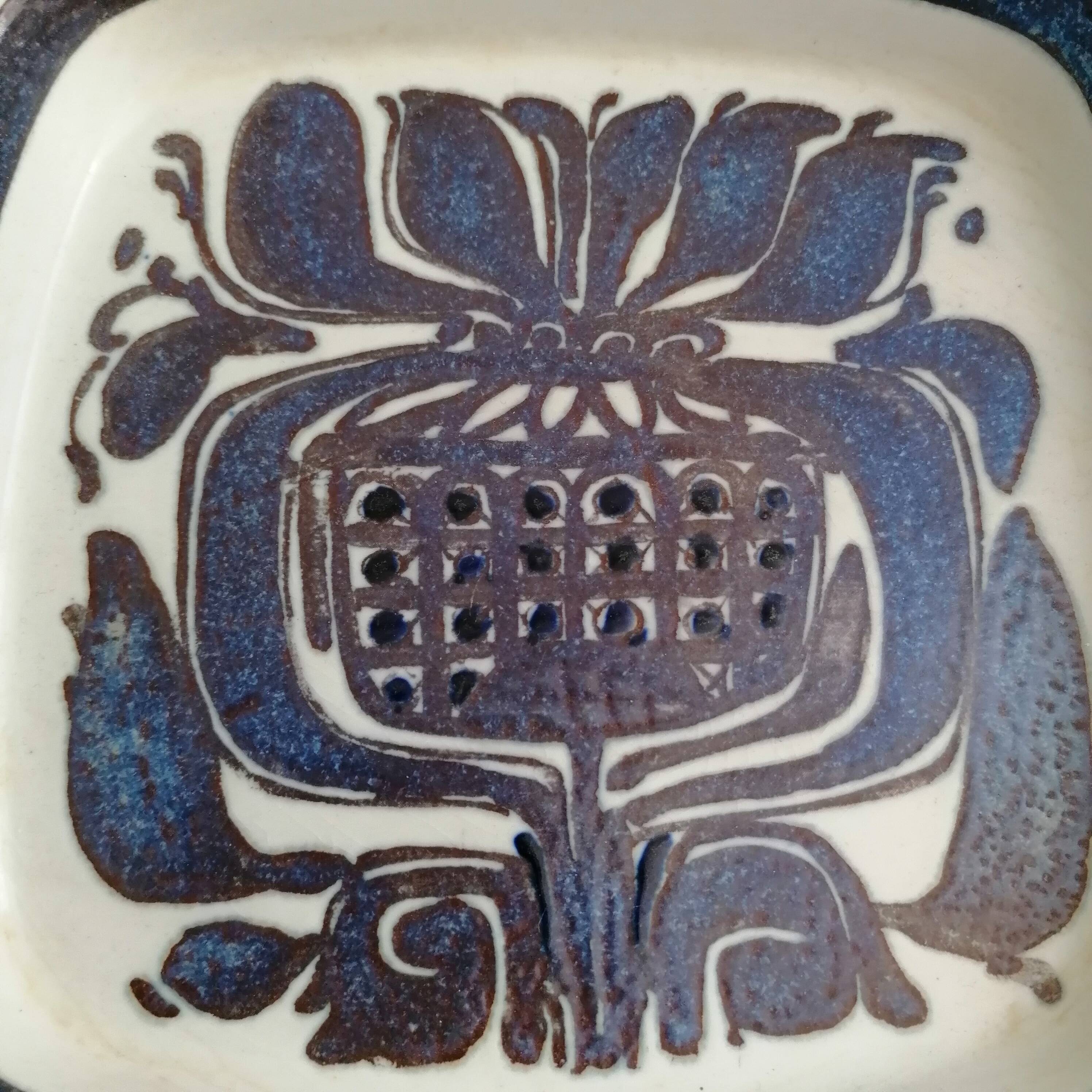 Earthenware trinket dish from the Ternera series by Kari Christensen for Royal Copenhagen