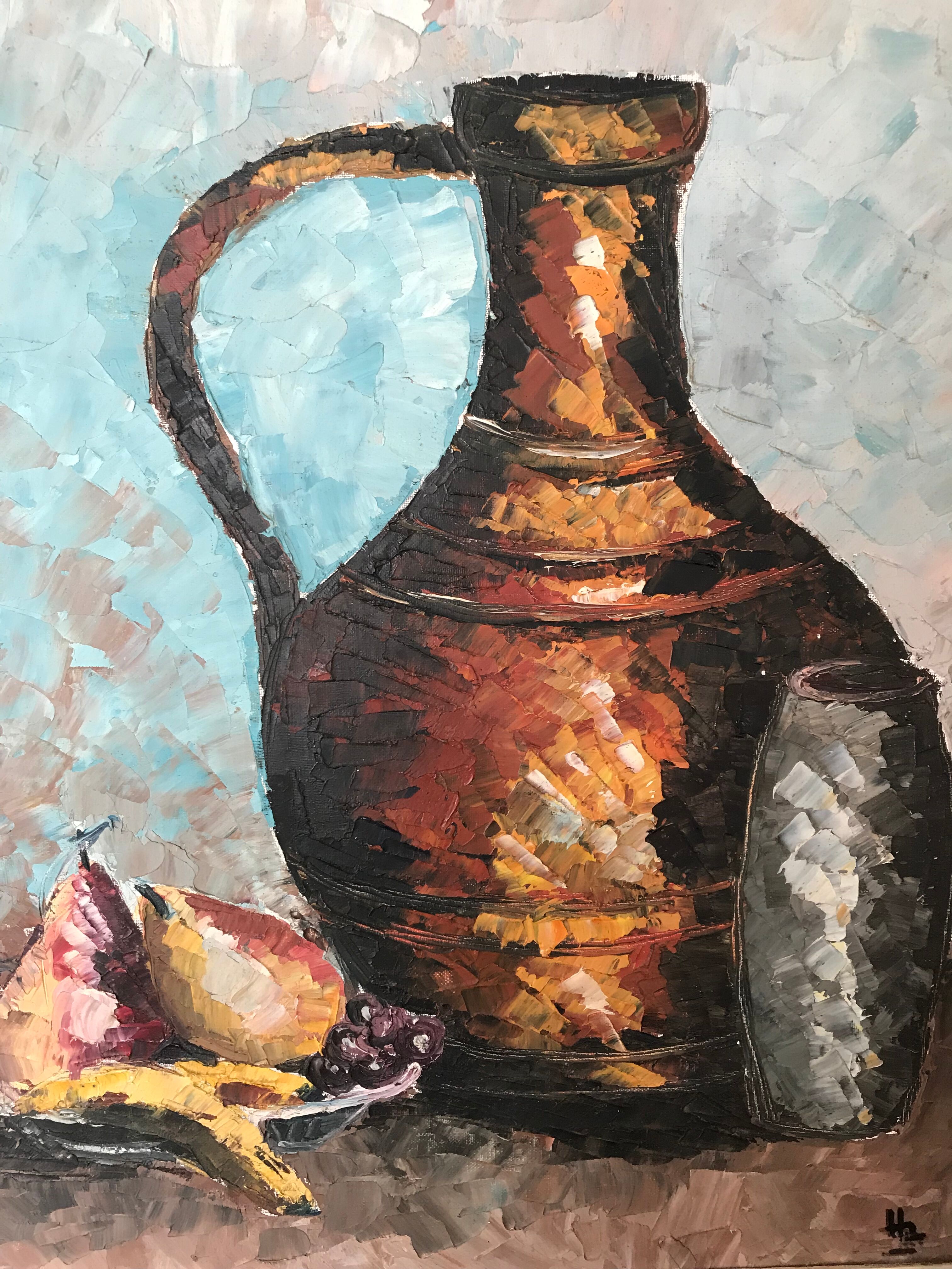 Still life in oil