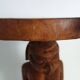 Tabouret en bois sculpté Luba vintage