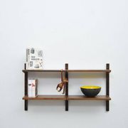 Vintage Royal System shelf in walnut by Poul Cadovius, 1950