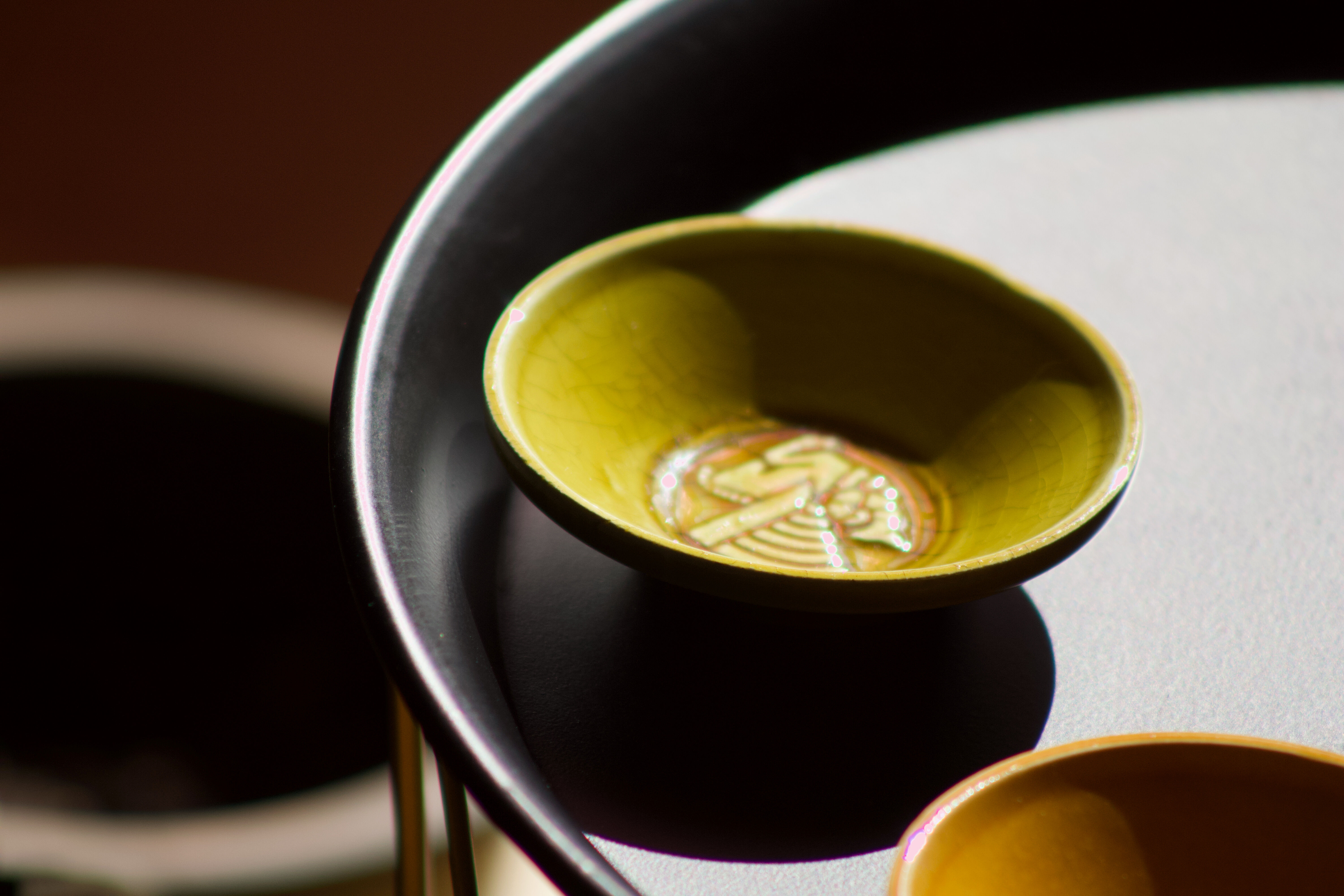 Air France : Old ashtrays / pocket drains / advertising cups in porcelain 1950's