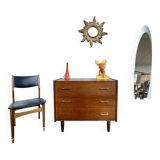 Brutalist vintage chest of drawers