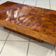 Vintage 1970s Elm Burl Coffee Table