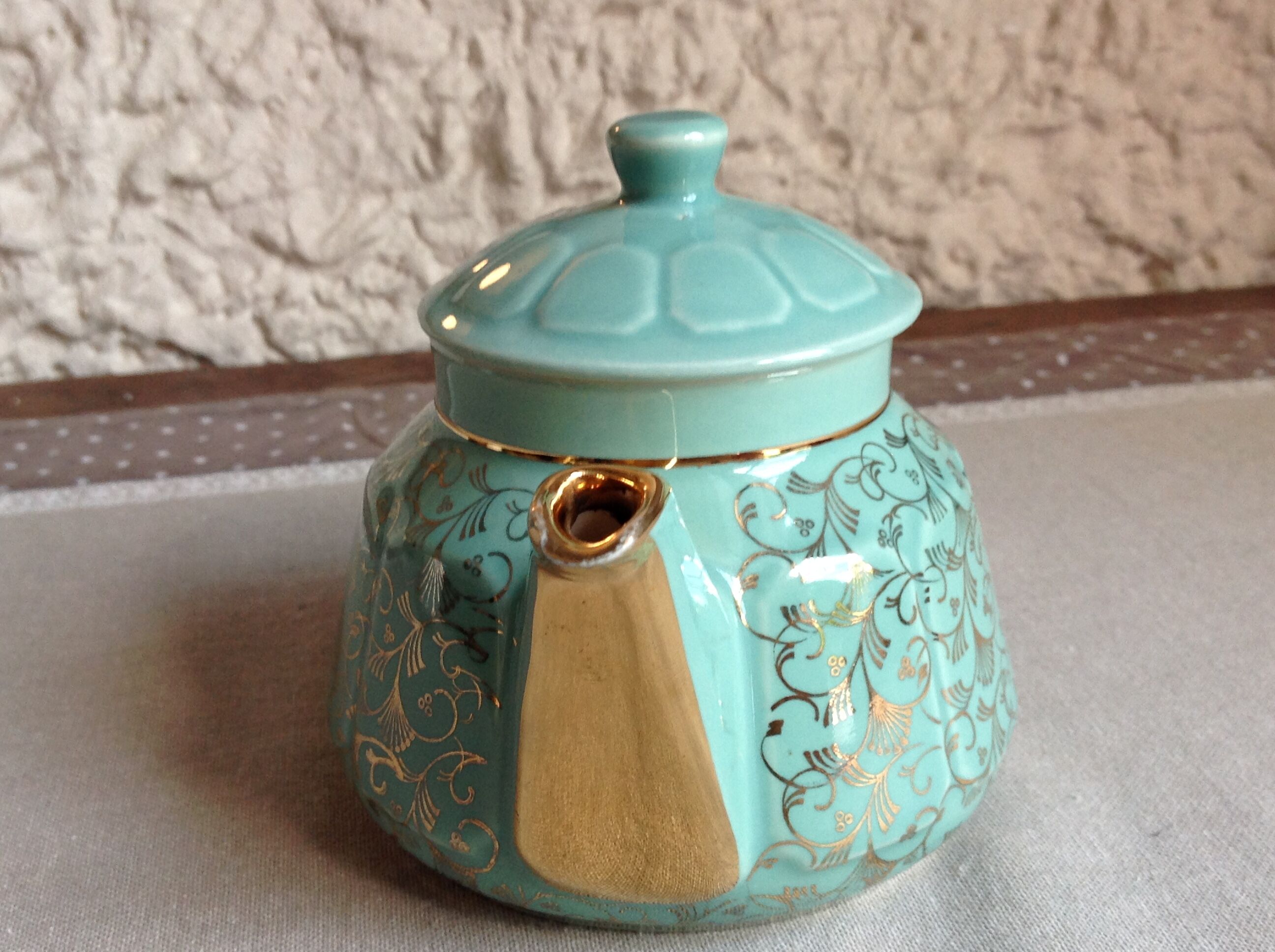 Theiere peppermint two cups / vintage