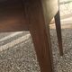 Oval farm table in massive walnut