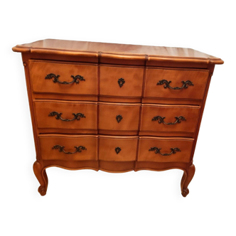 Solid oak chest of drawers