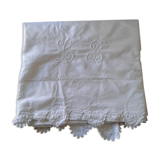 Embroidered sheet