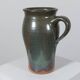 Vintage mid-century oxidised pottery vase