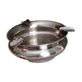 Small antique silver-plated metal ashtray English E.P.N.S.