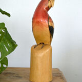 Wooden parrot
