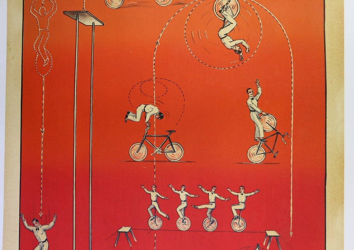 Poster Darwin's circus, 1920-30