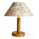 Solid pine lamp vintage garden flowers