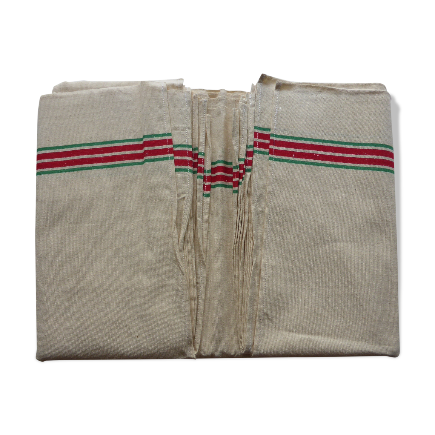 Set of 6 old tea towels