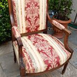 Fauteuil noyer, style LouisXVI, fin 19ème