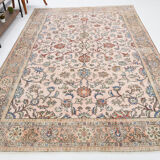 7x10 floral persian rug, handmade persian rug 320x214cm