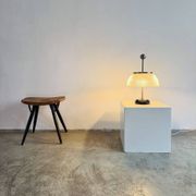 Lampe de table 'Alfa' avec base en marbre par Sergio Mazza pour Artemide, Italie, réédition des années 1950.