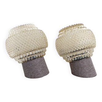 Paire d'appliques vintage 60