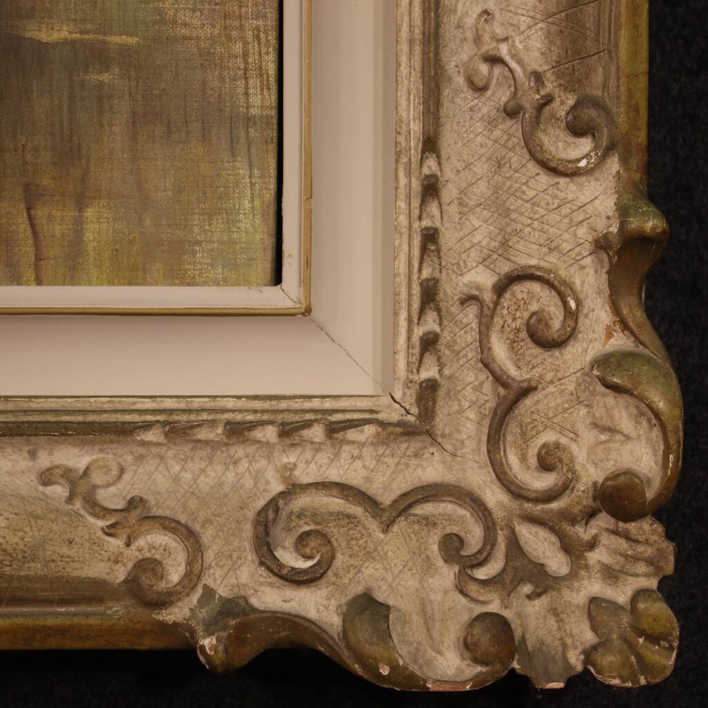 Landscape painting signed A. Corradi, 1950s