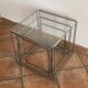 Set of 3 ISOCELE nesting tables. Max SAUZE. 1970.