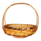 Vintage wicker basket