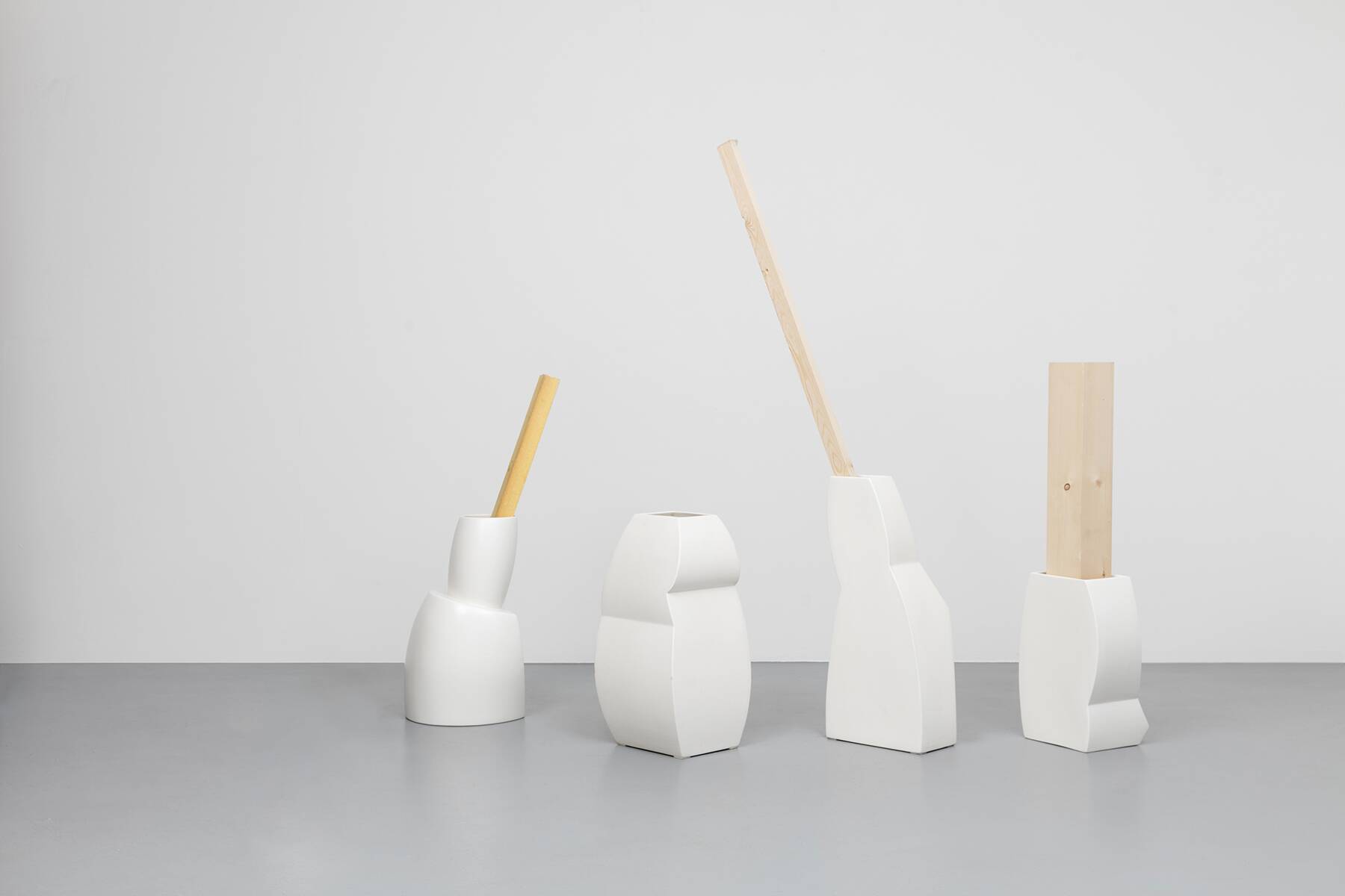 Rockley vases by George J. Sowden edition Driade circa 1980