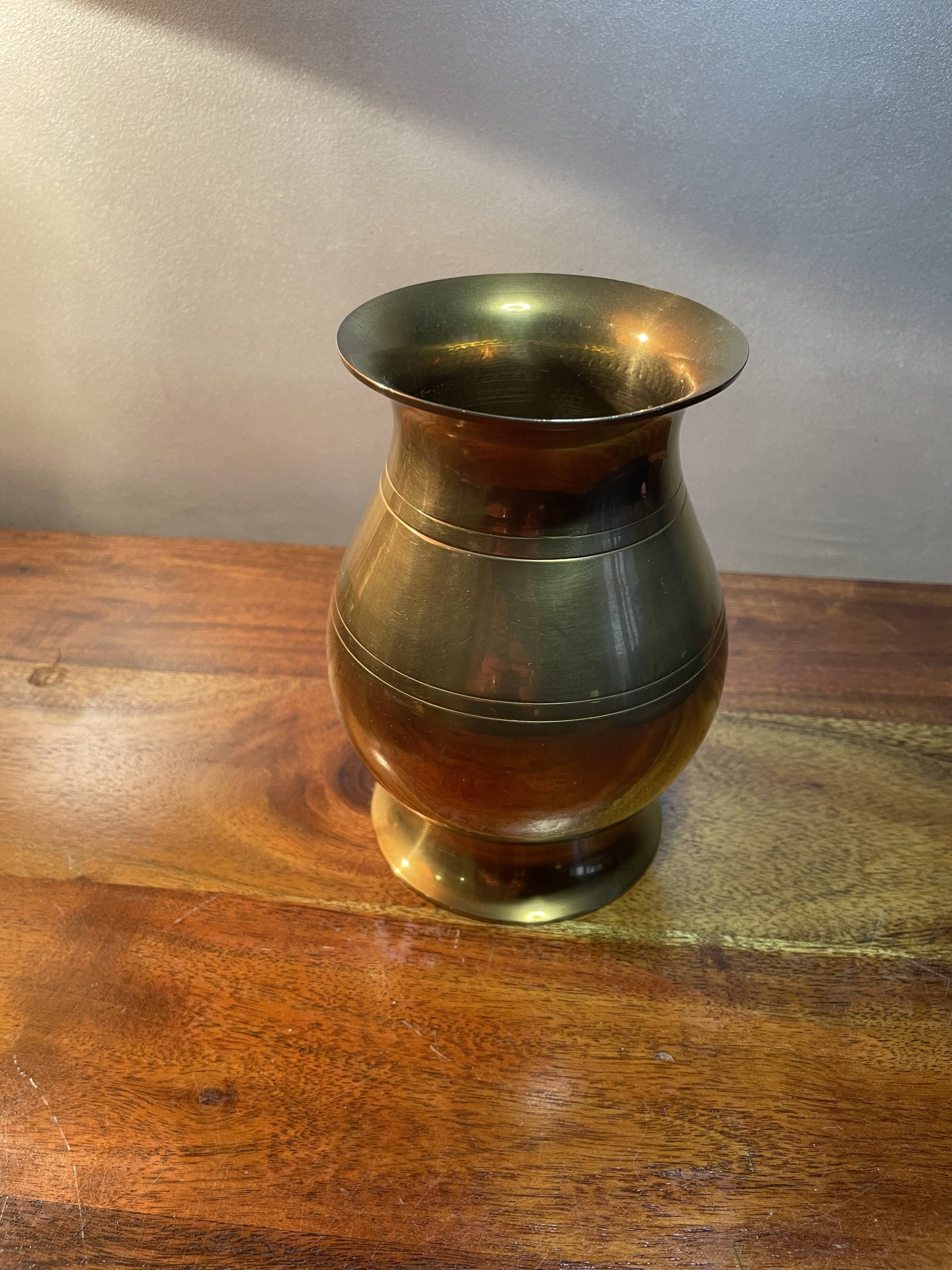 Brass vase