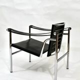 Pair of LC1 armchairs, LeCorbusier, Perriand, Jeanneret, ed.Cassina