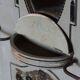 Grand vestiaire Art Deco en bois et laiton