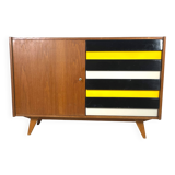Sideboard U458 by Jiří Jiroutek, colored drawers