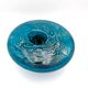 Masterpiece Murano: Lagoon Blue & 24K Gold Pebble Vase