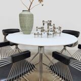 Vintage design Delta dining set table & chairs Rudi Verelst Novalux
