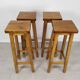 4 tabourets de bar vintage