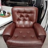 Vintage leather armchair