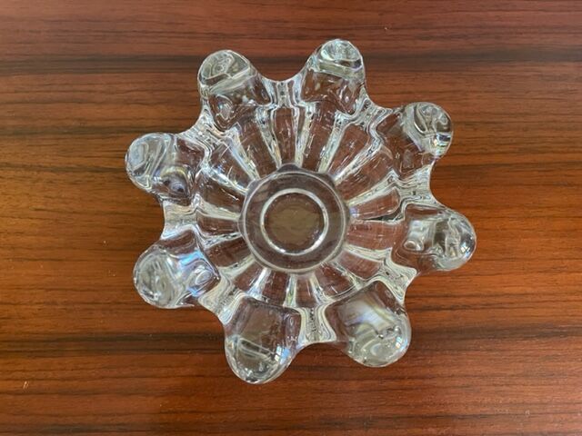 Crystal ashtray pierre d'avesn, 1950