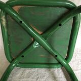Green military stool