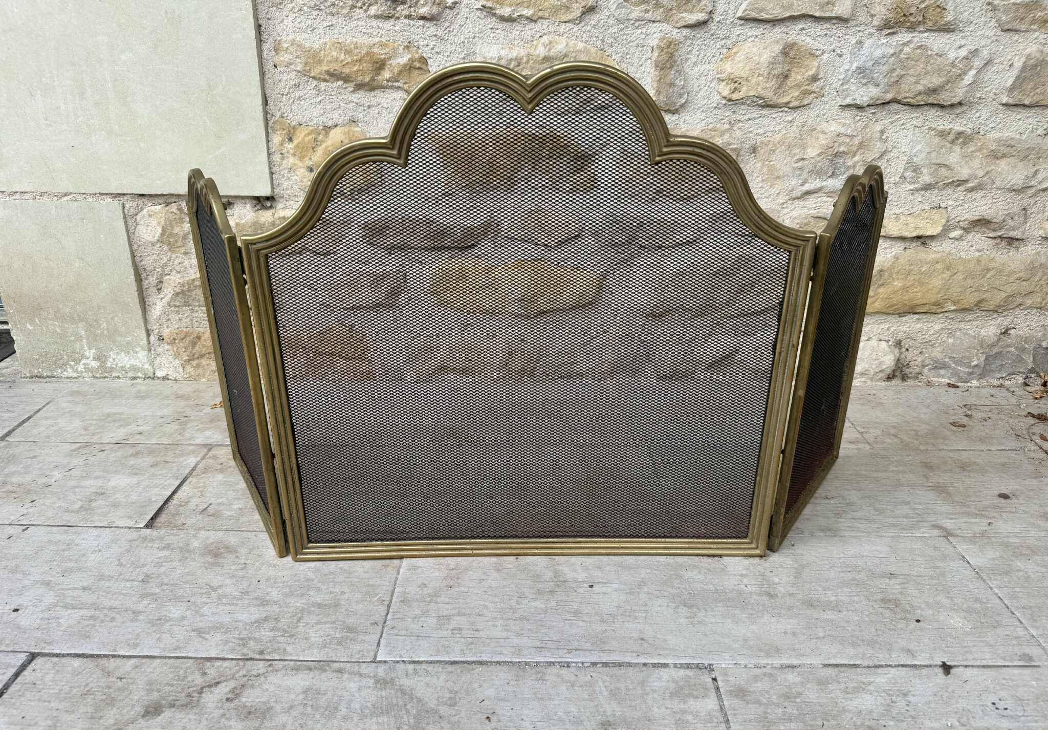 Brass Fireplace Screen