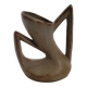 Vintage zoomorphic ceramic vase Vallauris 1970s