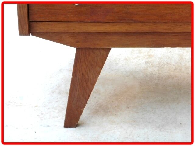 Commode vintage pieds compas
