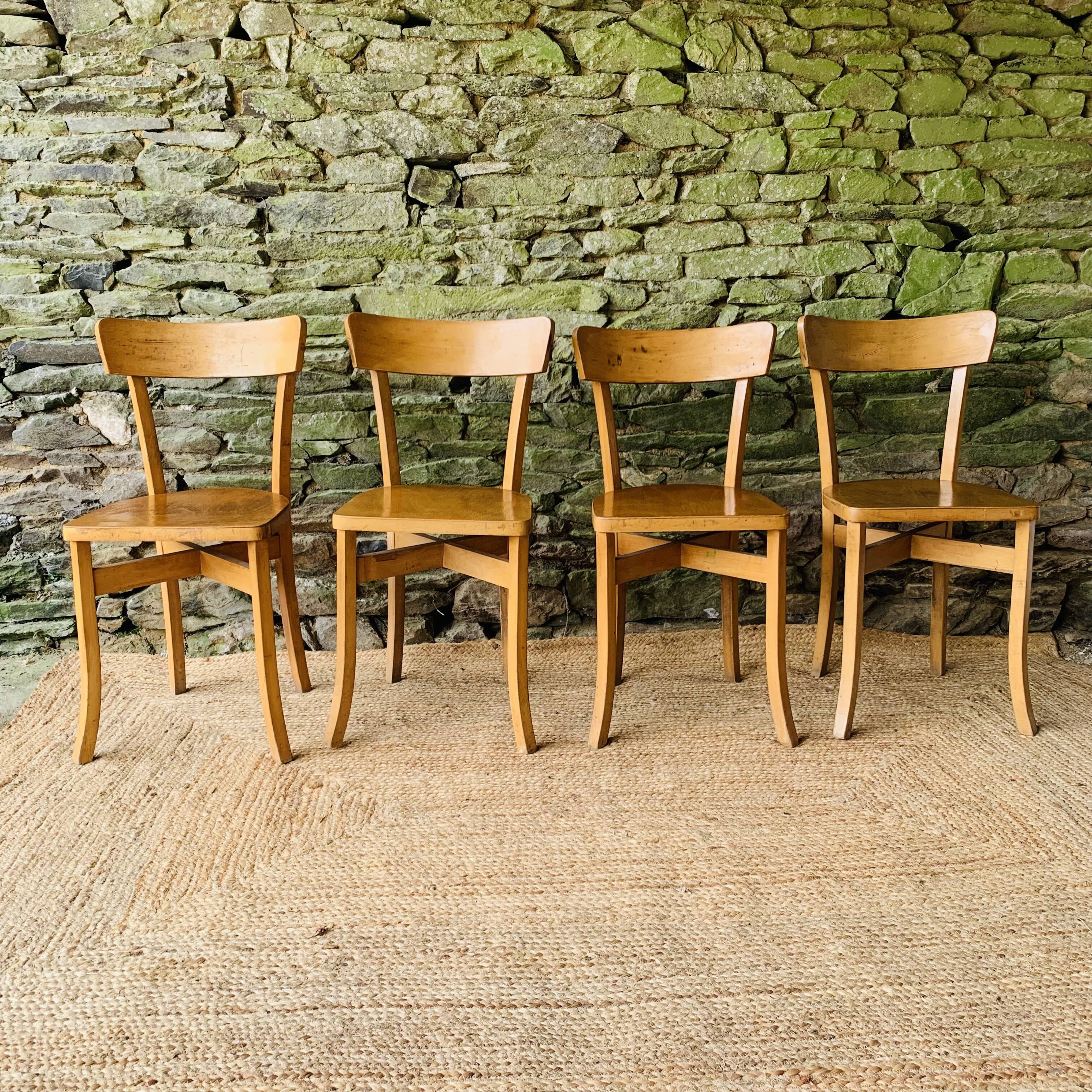 Set of 4 bistro chairs