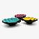 Set of three shell-shaped ceramic bowls from the 1950s/60s.