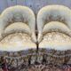 Pair of toad armchairs