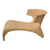 Rattan chaise longue Monika mulder
