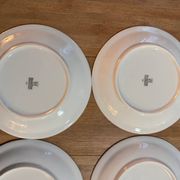 Lot de 6 assiettes à dessert ou à pain - 17 cm - vintage Bareuther