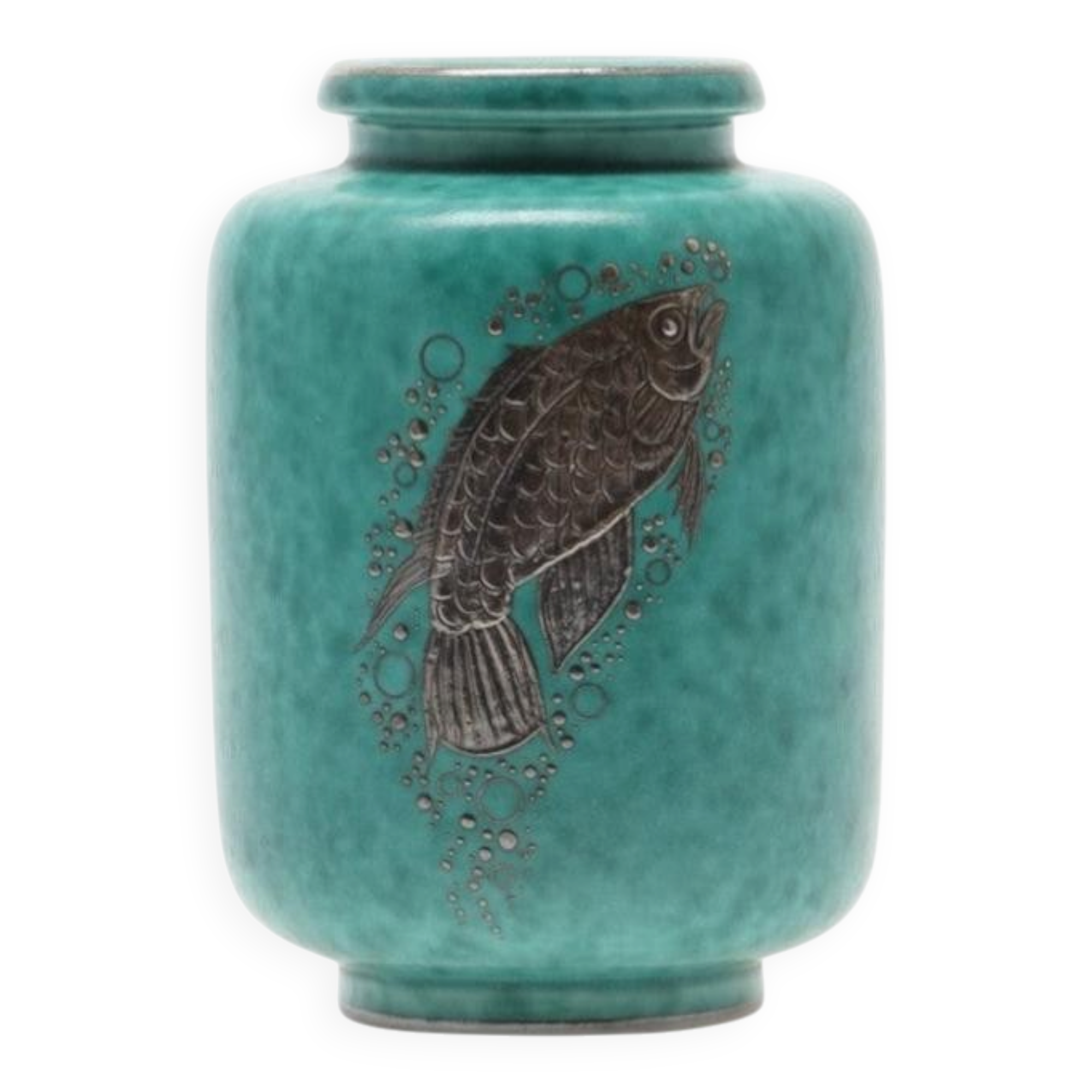 Vase wilhelm kage 1076 ie 'argenta' gustavsberg suède 1950 marqué