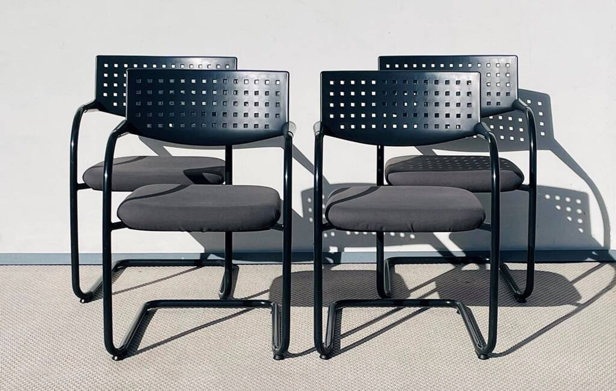 Set of 4 Visavis chairs by Antonio Citterio for Vitra. Vintage 90s.