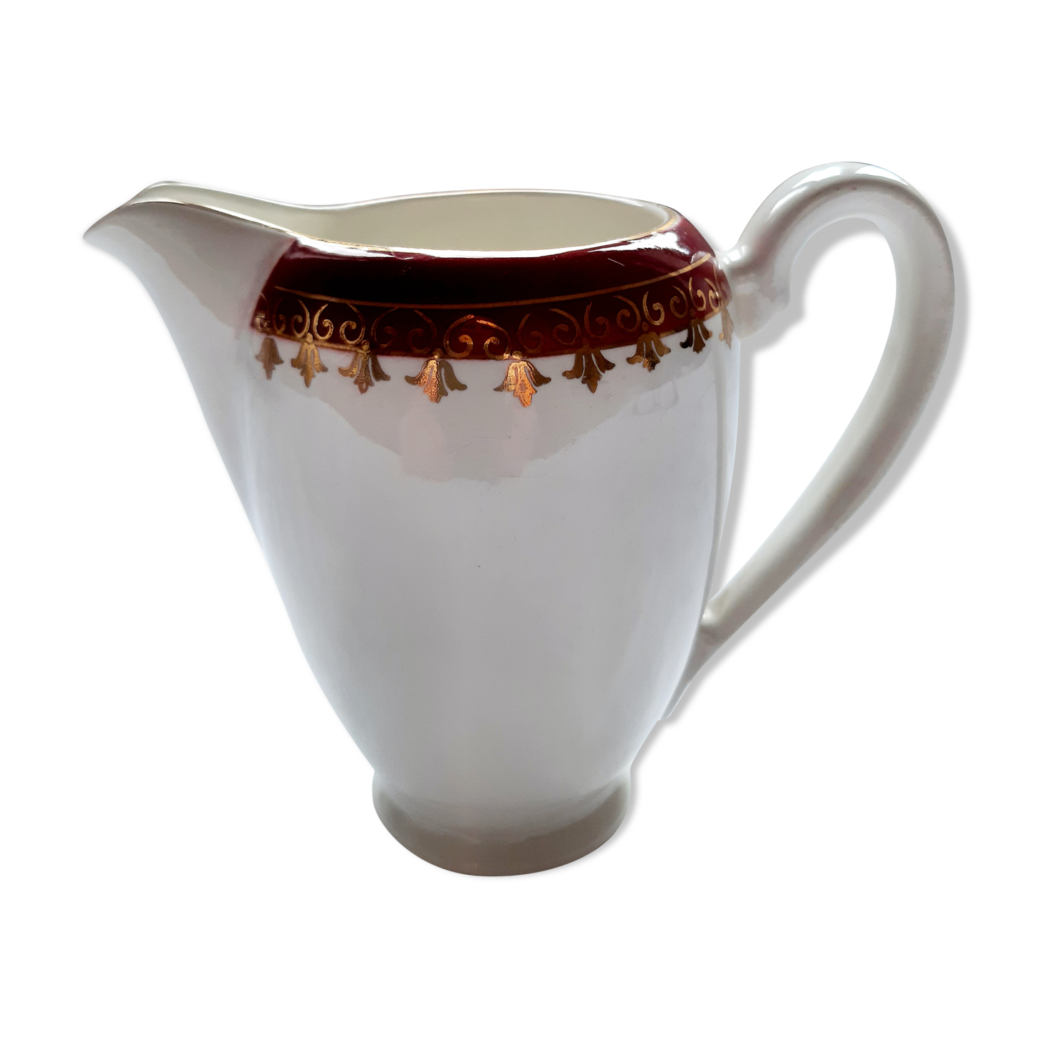 Milk pot edwige true opaque sarreguemines
