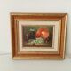 Oil painting on cardboard small format still life