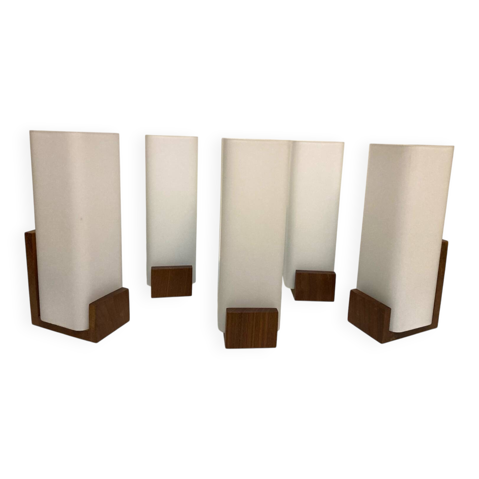 Many Louis Kallf wall lights.